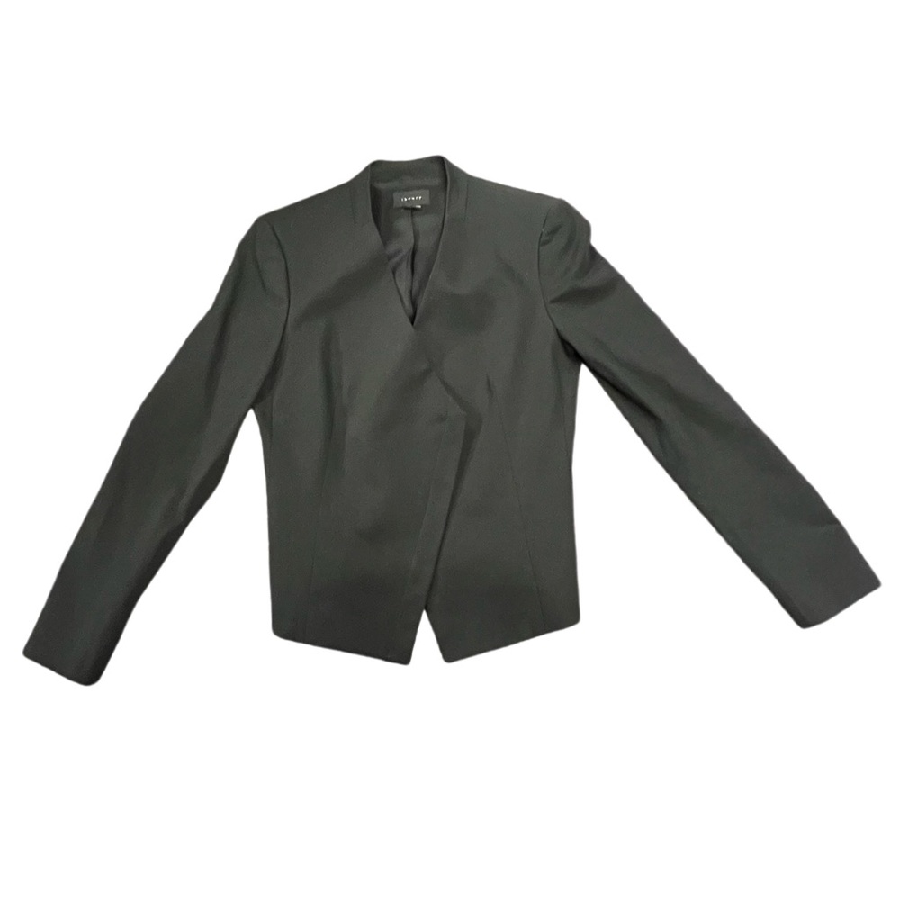 Theory high low black jacket/blazer